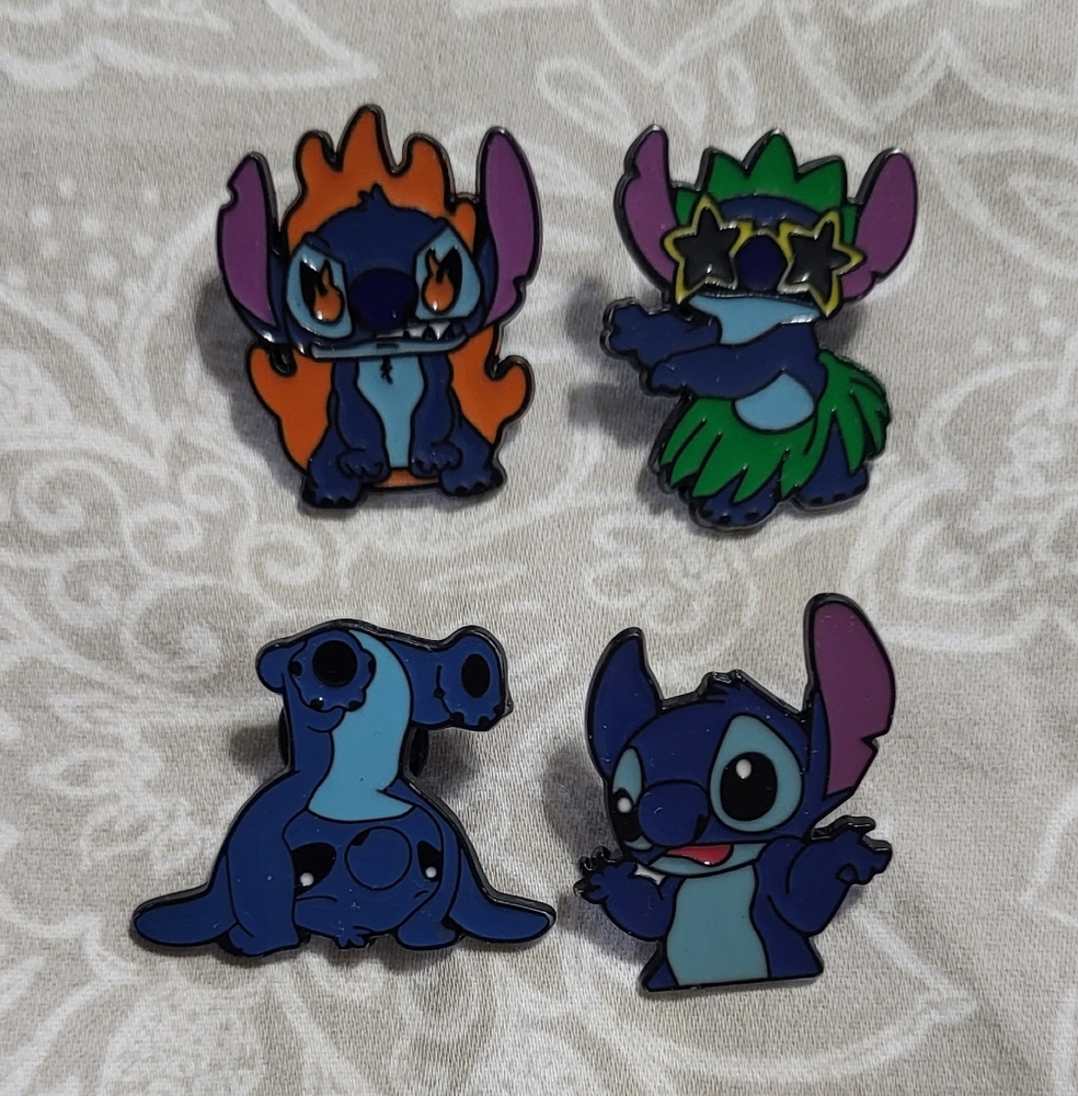 Stitch Enamel Pin Set